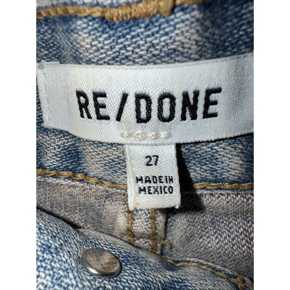 RE/DONE Flare Jeans Womens Size 27 Tinted Blush 147-3W7FPT 100% Cotton - Picture 2 of 11